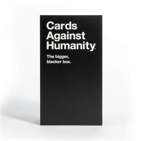 cards against humanity the bigger blacker box